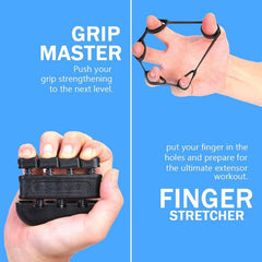 Adjustable Hand Grip Strengthener Trainer Kit for Forearm Grip - Pack of 5