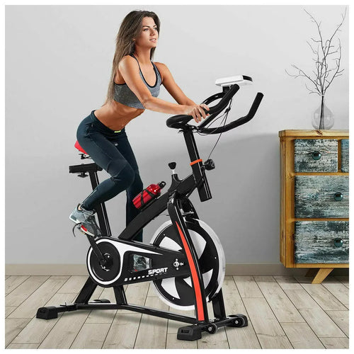 Adjustable Indoor Exercise Bike for Cardio Fitness