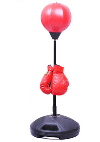 Kids Authority Children Boxing Set - Punching bag with gloves and adjustable 80-110cm (32-43inch) Stand