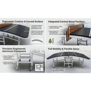 Teqball Table - Folding, Mobile, and Versatile Football Training Table