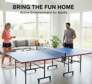 Table Tennis Table Ping Pong Table  Foldable-Indoor  with Post and Net