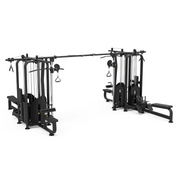 Premium Multifunctional Gym Equipment Set – Squat Racks, Bench, and Cable System