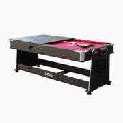 Versatile 7ft Multi-Function Game Table - Pool, Air Hockey, and Tennis in One