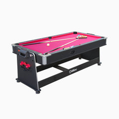 Versatile 7ft Multi-Function Game Table - Pool, Air Hockey, and Tennis in One