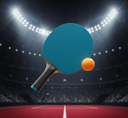 Marshal Fitness Table Tennis Bat | Professional Ping Pong Racket for Beginners & Intermediate | High Spin, Speed & Control | Premium Rubber Paddle-Blue