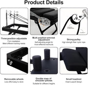 Marshal Fitness ilates Reformer Machine,Foldable Pilates Machine Equipment for Home, Exercise Yoga Equipment,Yoga Bed, Adjustable Intensity Pilates Bed Unisex MF-0678