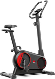 Upright Exercise Bike - 8 Resistance Levels & LCD Display
