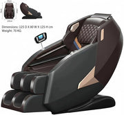 Marshal Fitness Zero Gravity 7-Point Massage Recliner Chair | Full Body Massager | Luxury Relaxation Chair for Home & Office