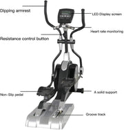 COMMERCIAL ELLIPTICAL BIKE Self Generation Ergometer BXZ-6500EA