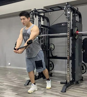 Multifunctional Smith Machine Trainer with Bench  MF-GYM-17690