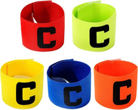 Multicolor Football Captain Armband | Adjustable Sports Armbands for Adults