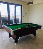 Billiard Table, Pool Table Green with Ball Collection System | Available in 6Ft - 7Ft - 8Ft- 9Ft