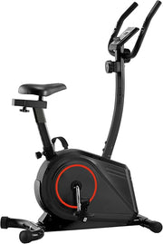 Marshal Fitness Indoor Cycling Magnetic Exercise Bike With Digital Monitor N Resistance Controller Upright with 8-Level Resistance, LCD Display, Adjustable Seat, 120KG Capacity-MF-149B