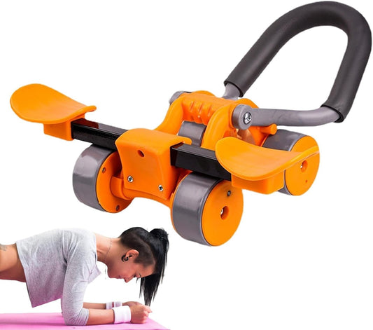 2-in-1 Abdominal Wheel Roller | Smart Exercise Roller Wheel for Core Workout