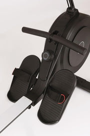 Compact Folding Rowing Machine with Air & Magnetic Resistance and LCD