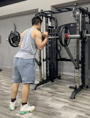 Multifunctional Smith Machine Trainer with Bench  MF-GYM-17690