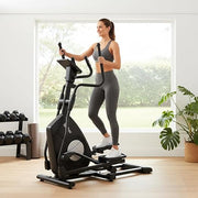 Marshal Fitness Elliptical Cross Trainer with 10-Level Magnetic Resistance, 7kg Internal Flywheel, Quiet & Smooth Home Cardio Trainer