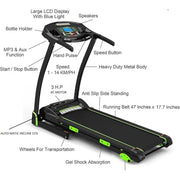 Home Use Motorized Treadmill - 4.0HP AC Motor - Max User Weight 120KG