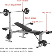 Adjustable Incline Bench with Multi-Option | Home Gym Equipment