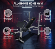 Adjustable Incline Bench with Multi-Option | Home Gym Equipment