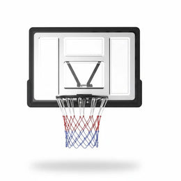 Marshal Fitness Wall Mount Basketball Hoop – Weatherproof Nylon Net, Durable PE Frame Outdoor Indoor Basketball