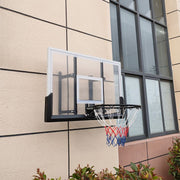Marshal Fitness Wall Mount Heavy Duty Basketball Hoop with PC Backboard & Steel Frame – Weatherproof Net for Outdoor & Indoor Play