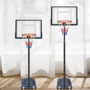 Marshal Fitness Portable Basketball Hoop with Stand & Wheels – Adjustable Height Outdoor Indoor Hoop with Heavy Duty Base