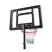 Marshal Fitness Portable Basketball Hoop with Stand & Wheels – Adjustable Height Outdoor Indoor Hoop with Heavy Duty Base
