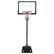 Marshal Fitness Portable Basketball Hoop with Stand & Wheels – Adjustable Height Outdoor Indoor Hoop with Heavy Duty Base