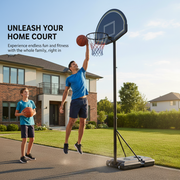 Marshal Fitness Portable Basketball Hoop with Stand – Adjustable Height, Waterproof Net, Heavy-Duty Base for Indoor & Outdoor Use