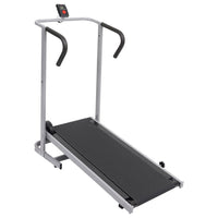 Foldable Manual Treadmill - Compact Entry-Level Running Machine