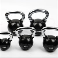 Rubber Coated Kettlebell - Available in Various Weights