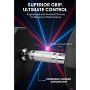 Marshal Fitness Hexagonal Dumbbell 12.5KG (DB-24404) – Anti-Roll Rubber Coated Hex Dumbbell, Solid Steel Handle, Home & Commercial Gym Use