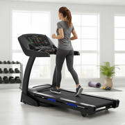 Marshal Fitness 8HP AC Home Treadmill – 20% Auto Incline, 1–20 km/h Speed, LCD Display, Compact Home Workout Machine