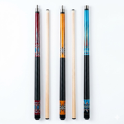 Premium 2-Piece Graphic Billiard Cue Stick Set – 13mm Leather Tip