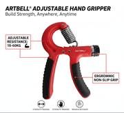 Artbell Fitness Adjustable Hand Grip Trainer – Anti-Slip Grip Strengthener for Forearm, Wrist & Hand Training