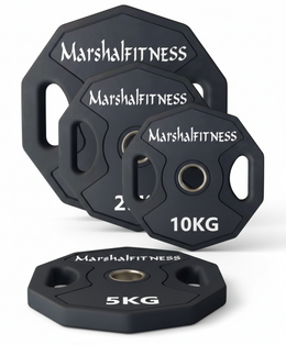 Marshal Fitness Olympic Weight Plate – Olympic Standard Plates for Strength Training & Powerlifting