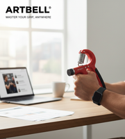 Artbell Fitness Adjustable Hand Grip Trainer – Anti-Slip Grip Strengthener for Forearm, Wrist & Hand Training