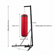 Marshal Fitness Heavy-Duty Punching Bag Stand – High-Durability Steel Frame for Boxing, MMA & Home Gym Training