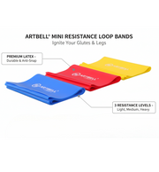 Artbell Fitness Resistance Band – Durable Latex Exercise Band for Strength, Stretching & Home Workouts-1200x150x0.65mm