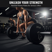 PLT-46 Qadim Rubber Weight Plate – Durable Olympic Weight Plate for Strength & Gym Training