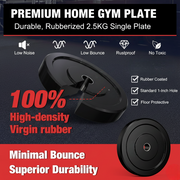 PLT-46 Qadim Rubber Weight Plate – Durable Olympic Weight Plate for Strength & Gym Training