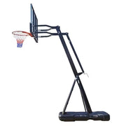 Marshal Fitness Adjustable Basketball Hoop on Wheels – Portable Height-Adjustable Goal with Shatterproof Backboard for Indoor & Outdoor Play