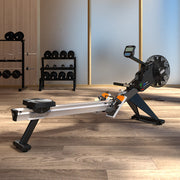 Fan Rowing Machine - Adjustable Resistance, Compact Design