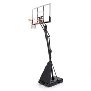 Marshal Fitness Adjustable Height Portable Basketball Hoop with Built-In Wheels