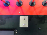 Coin Operated Foosball Game Table for Adults – Black & Red Commercial Soccer Table