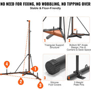 Marshal Fitness Heavy-Duty Punching Bag Stand – High-Durability Steel Frame for Boxing, MMA & Home Gym Training