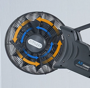Fan Rowing Machine - Adjustable Resistance, Compact Design