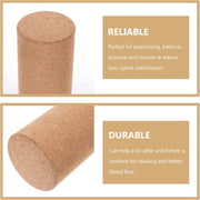 Artbell Fitness Natural Cork Yoga Roller for Muscle Recovery, Stretching & Balance Training