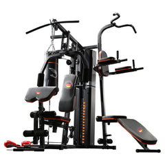 Home Gym Machine with 158LBS Weight Stacks and Robust Construction